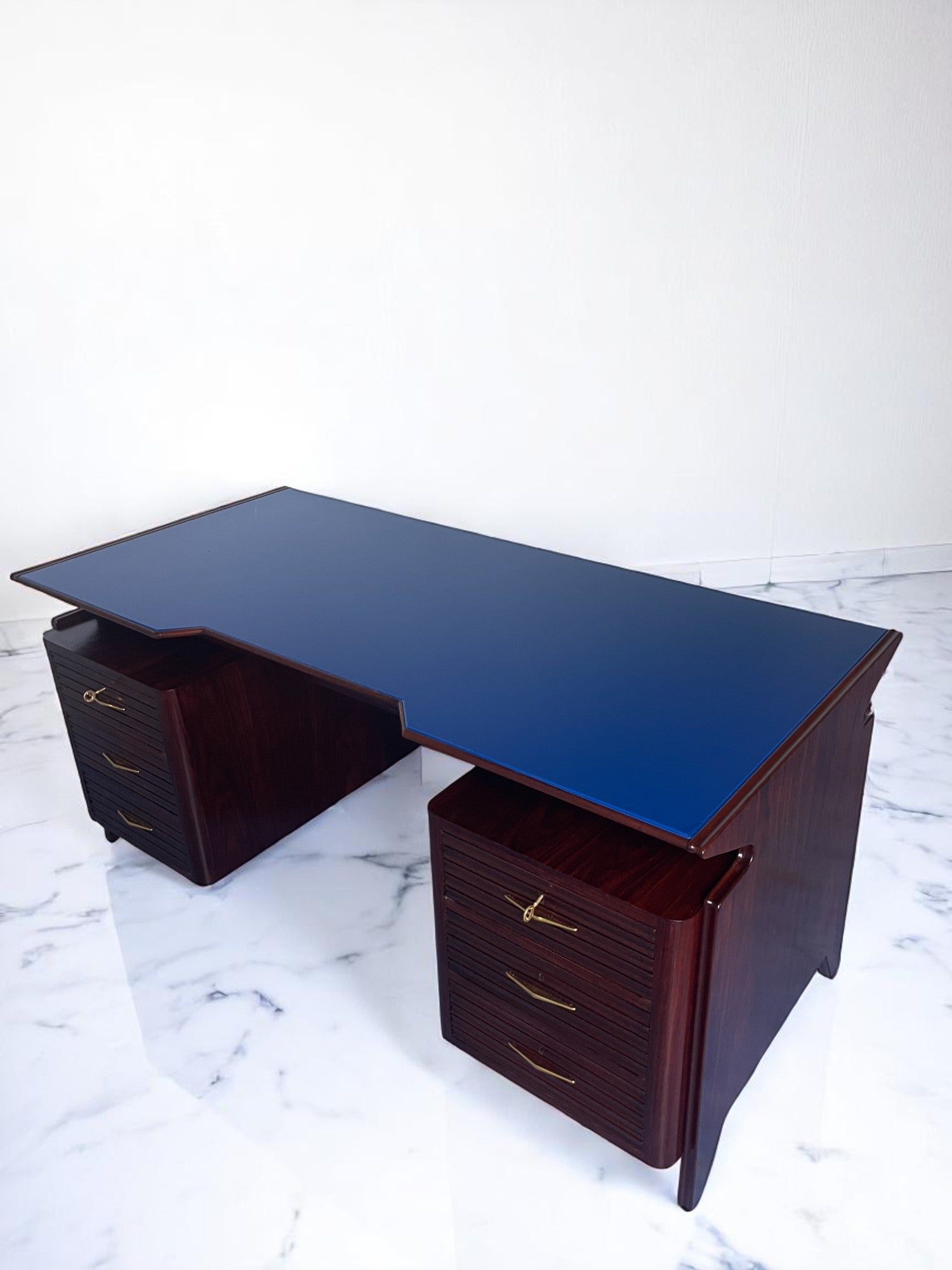 Italian Midcentury Desk attributed to Osvaldo Borsani , Italy 1950s