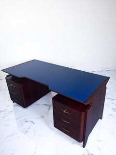 Italian Midcentury Desk attributed to Osvaldo Borsani , Italy 1950s