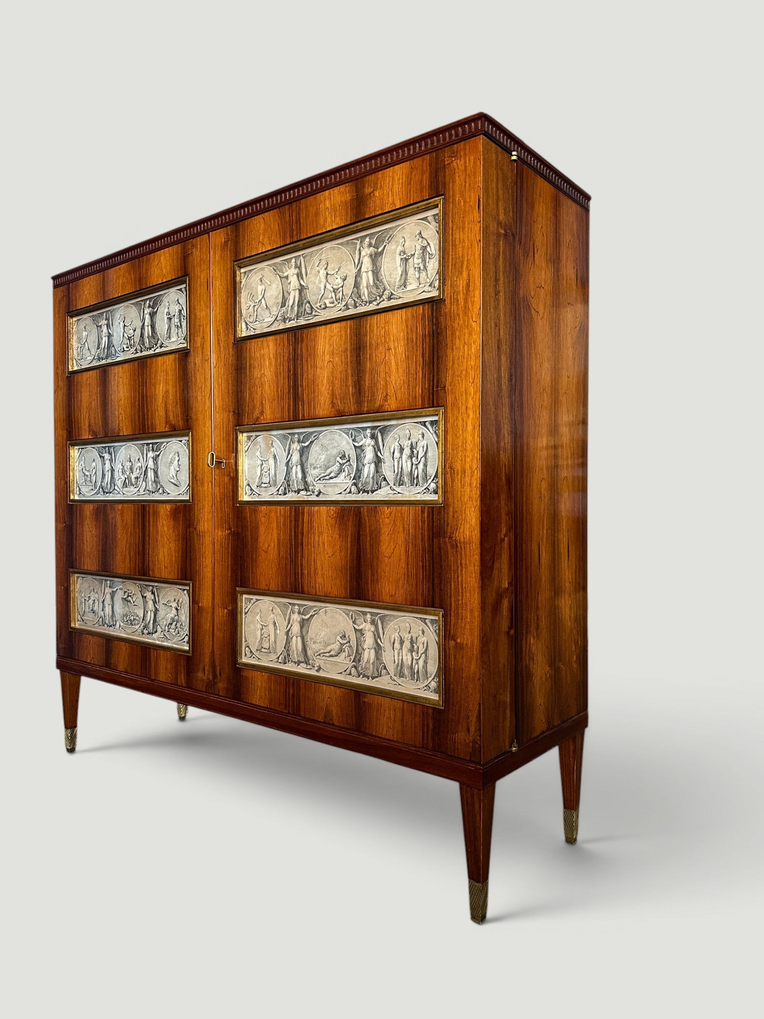 Italian Mid-Century Sideboard or Cabinet Bar designed by Paolo Buffa, 1950s
