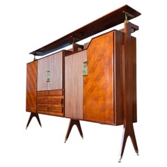 Italian Mid-Century Sideboard or Bar Cabinet by La Permanente Mobili Cantù, 1950