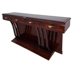 Console italienne du milieu du siècle, attribuée à Osvaldo Borsani, années 1940