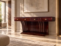 Console italienne du milieu du siècle, attribuée à Osvaldo Borsani, années 1940