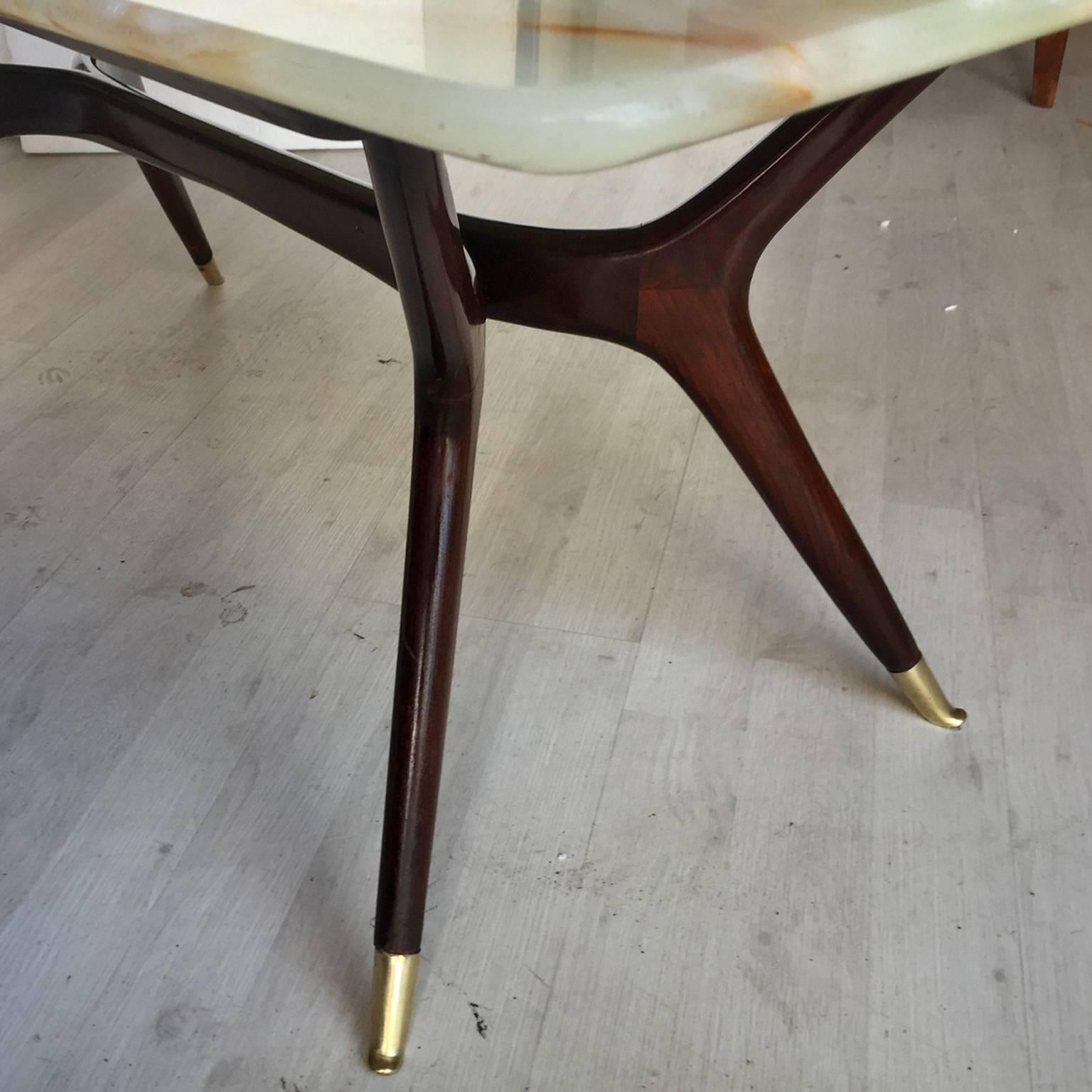 Italian Mid-Century Coffee Table attributed to Ico Parisi, 1950s 1