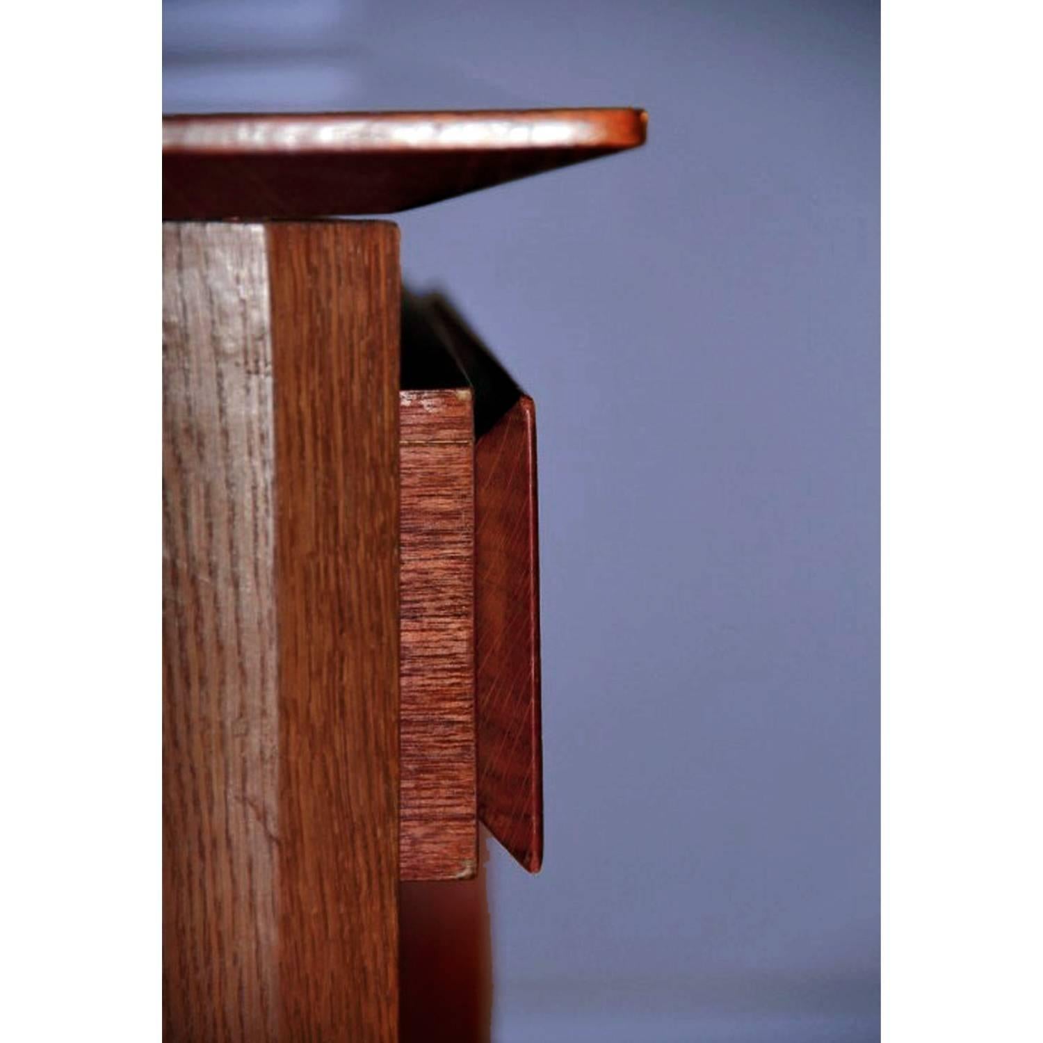 Italian Teak Wood Writing Desk and Chair by Vittorio Dassi with Palutari, 1950s 3