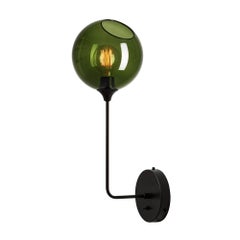 Vintage Ballroom the Wall Long Army Green Black Base