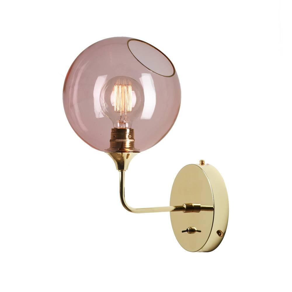 Ballroom the Wall Short Pink Gold Base For Sale