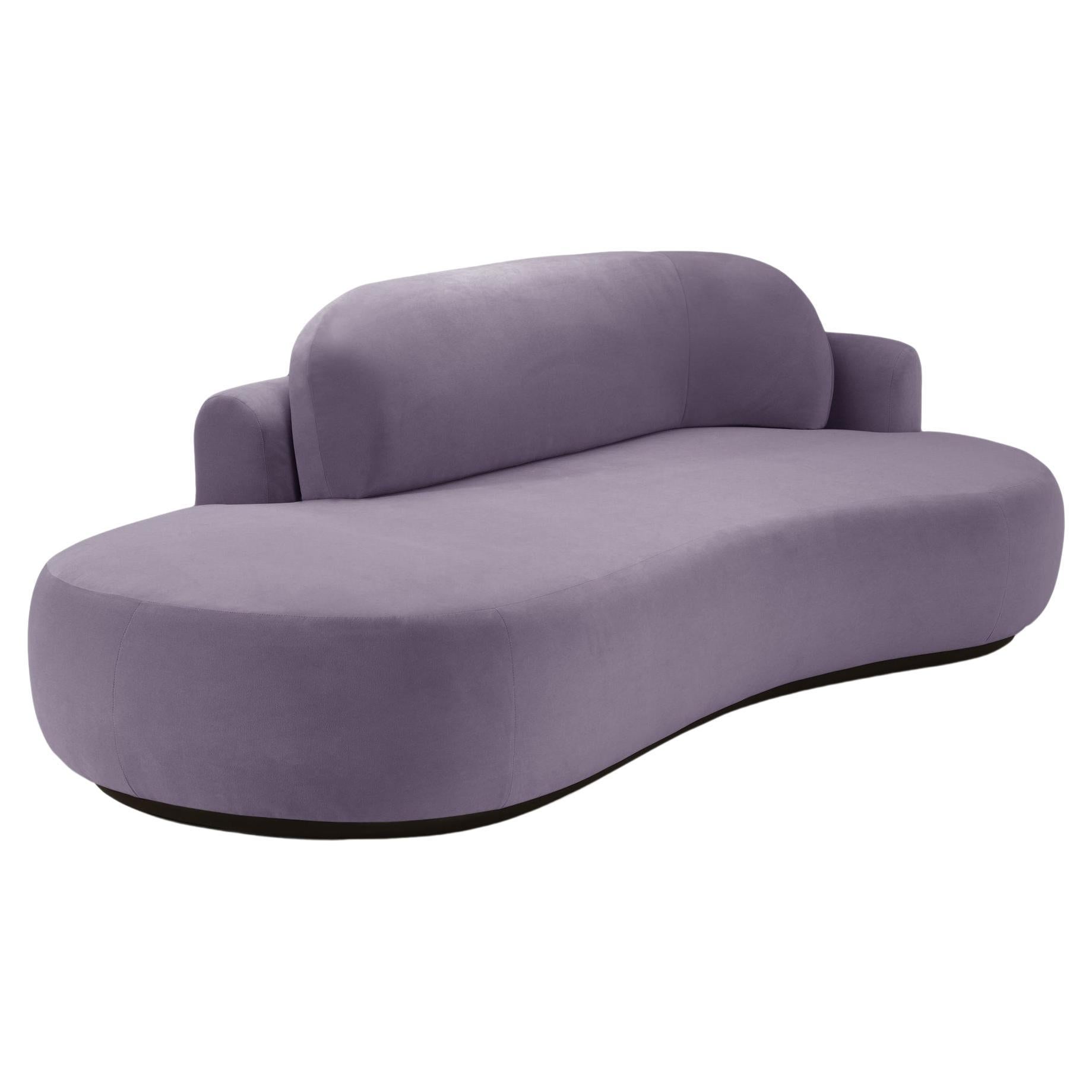 Naked Sofa Single with Beech Ash-056-5 and Paris Lavanda For Sale