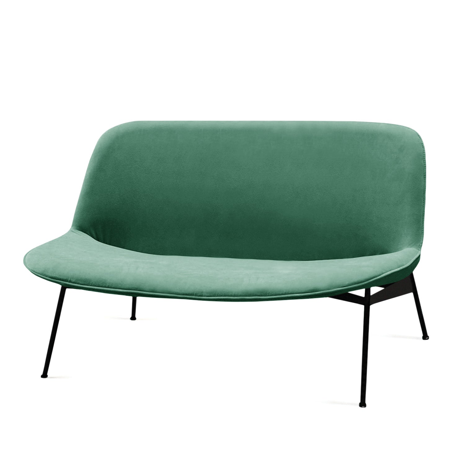Chiado Sofa, Small with Paris Green and Black For Sale