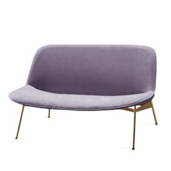 Chiado Sofa, Small with Paris Lavanda and Gold