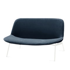 Chiado-Sofa, groß mit Pariser Schwarz-Weiß-Sofa