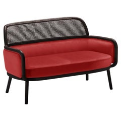 Luc Sofa Klein mit Eschenholz-Asche-056-5 und Rauch 72