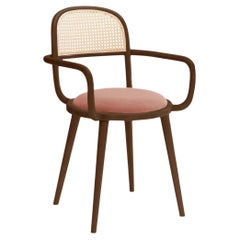Luc Dining Chair with Beech Ash-056-1 and Paris Brick