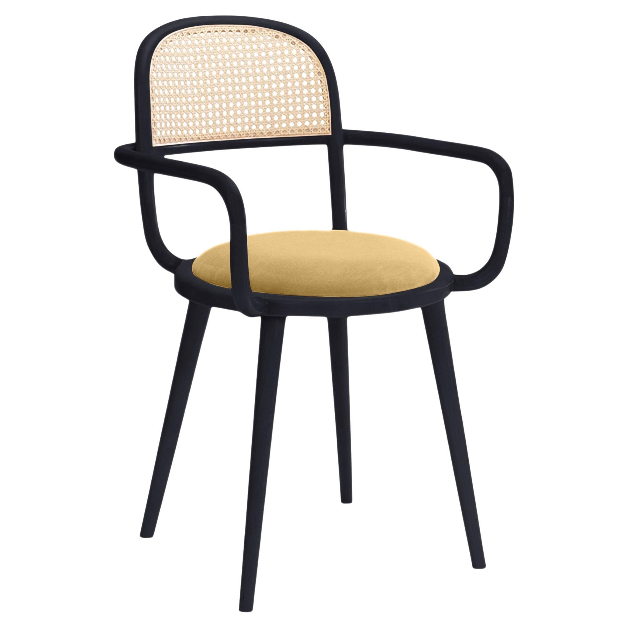 Luc Dining Chair with Beech Ash-056-5 and Vigo Plantain For Sale
