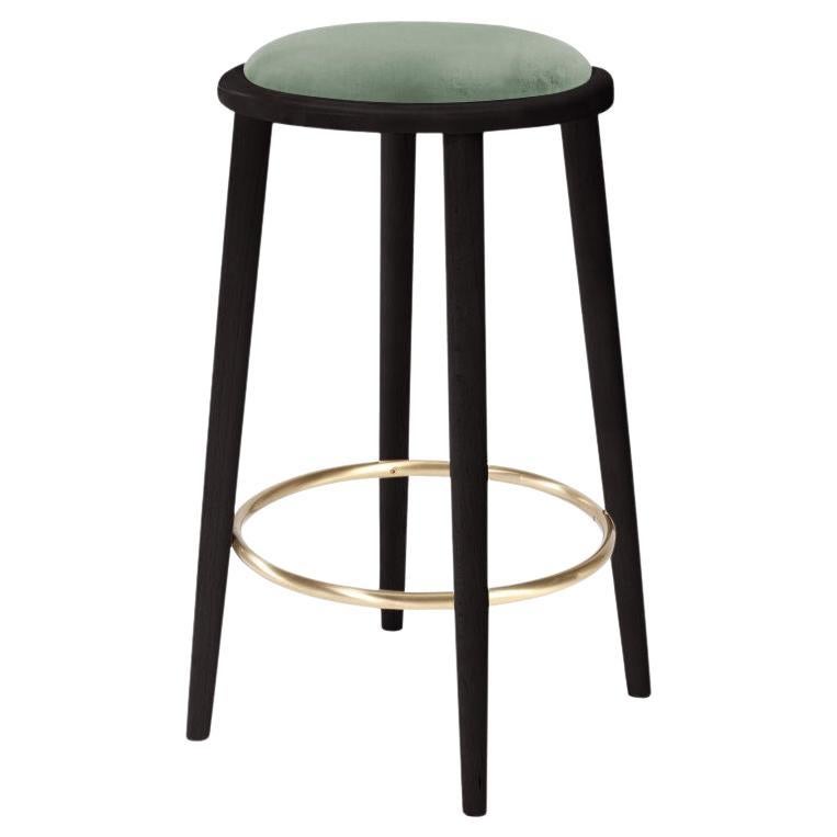 Luc Bar Stool with Beech Ash-056-5 and Smooth 60