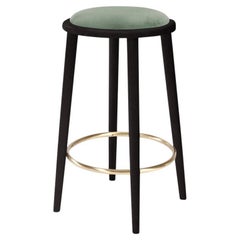 Luc Bar Stool with Beech Ash-056-5 and Smooth 60