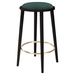 Luc Counter Stool with Beech Ash-056-5 and Teal