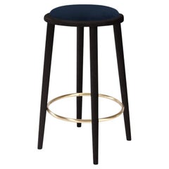 Luc Counter Stool with Beech Ash-056-5 and Paris Black