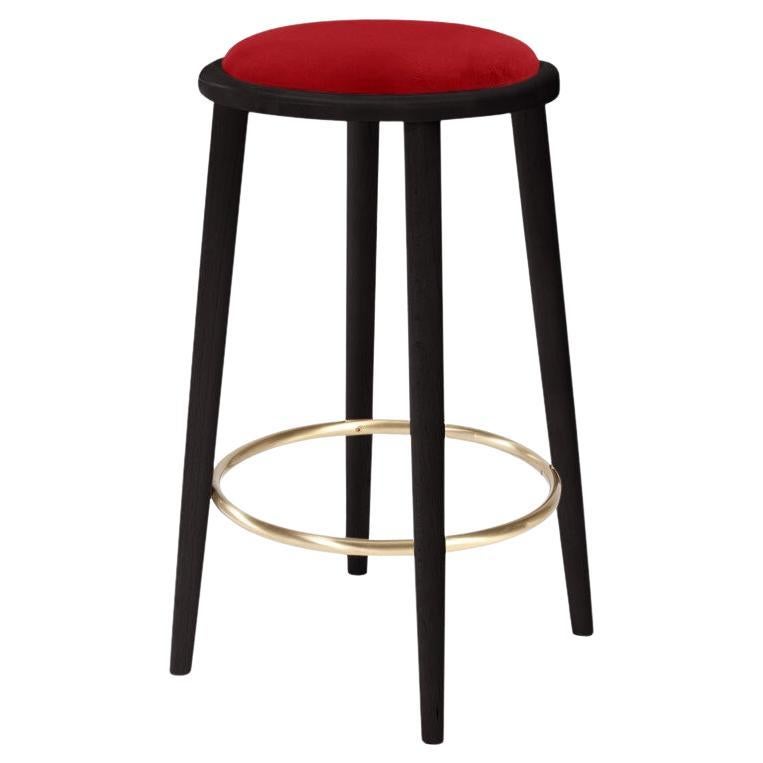 Luc Counter Stool with Beech Ash-056-5 and Smooth 72