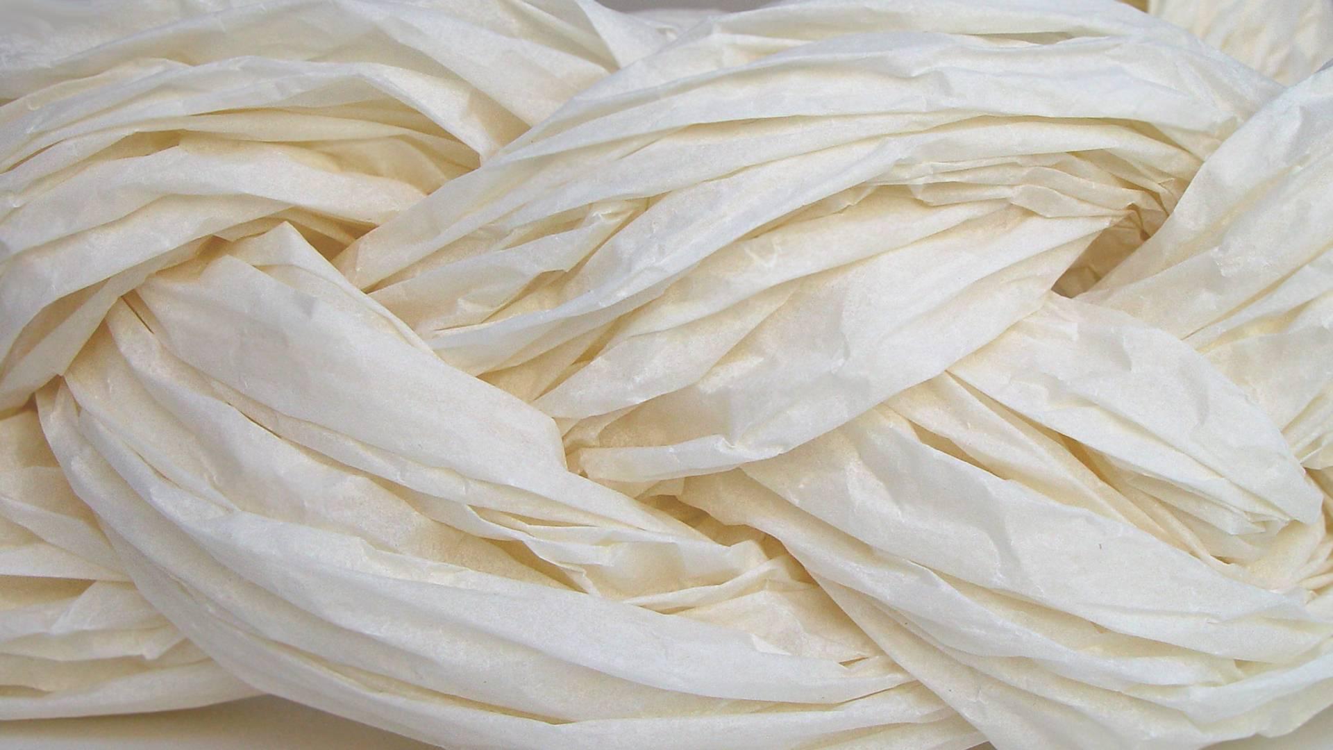 Bride Pendant Große weiße Deckenleuchte aus Papier (Handgefertigt) im Angebot