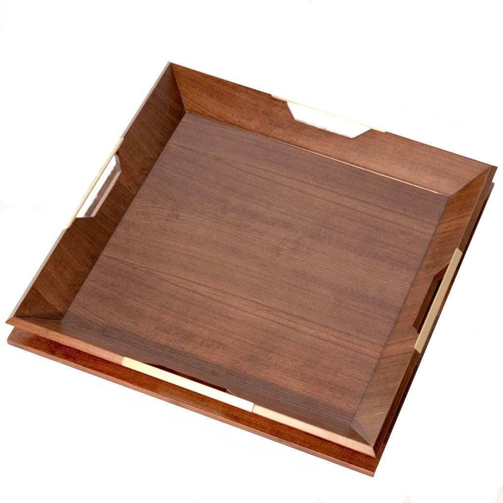 walnut tray table
