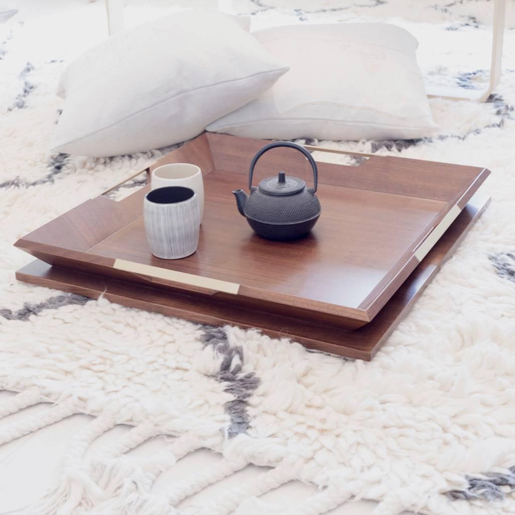 Modern Le Tray/Walnut, Oakwood Tray For Sale