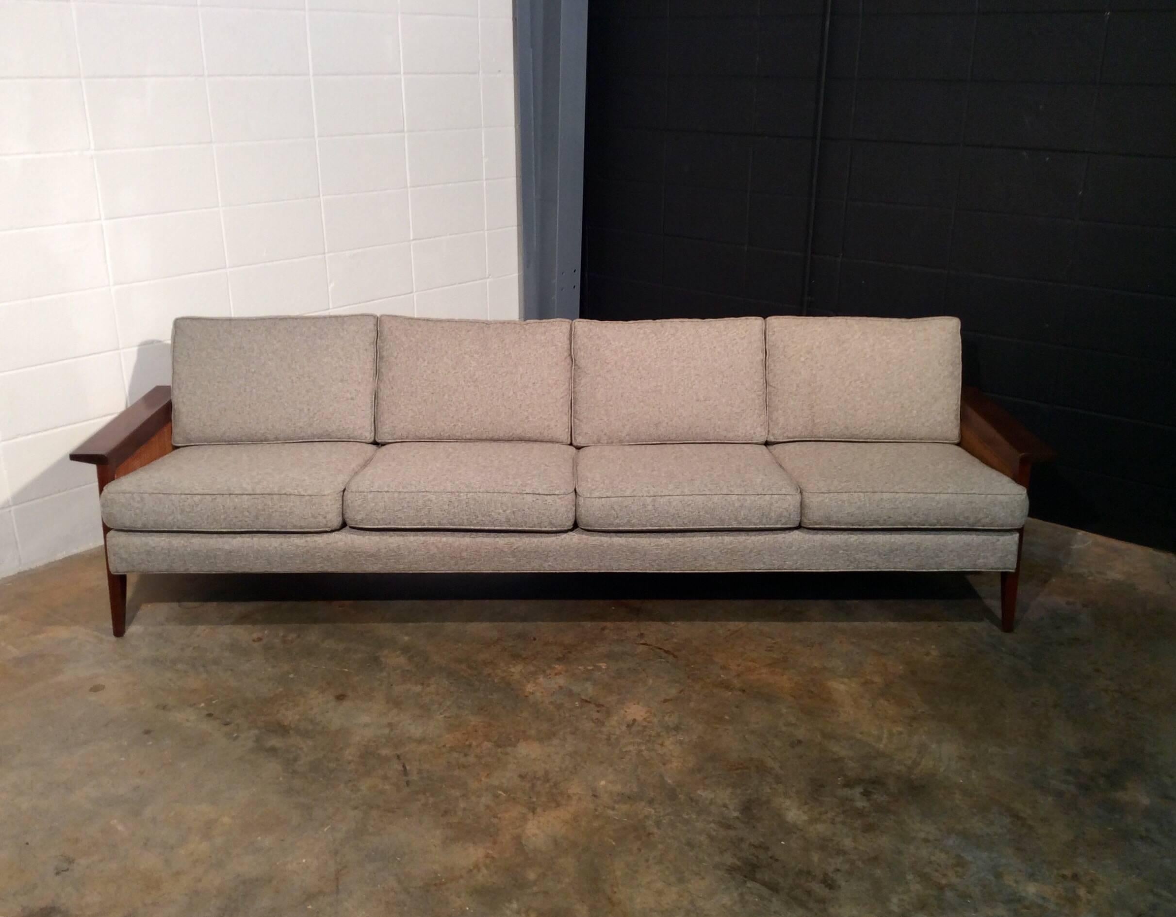 Mid-20th Century Unique and Restored Mid-Century Modern Sofa by Iconic Galloways of Tampa