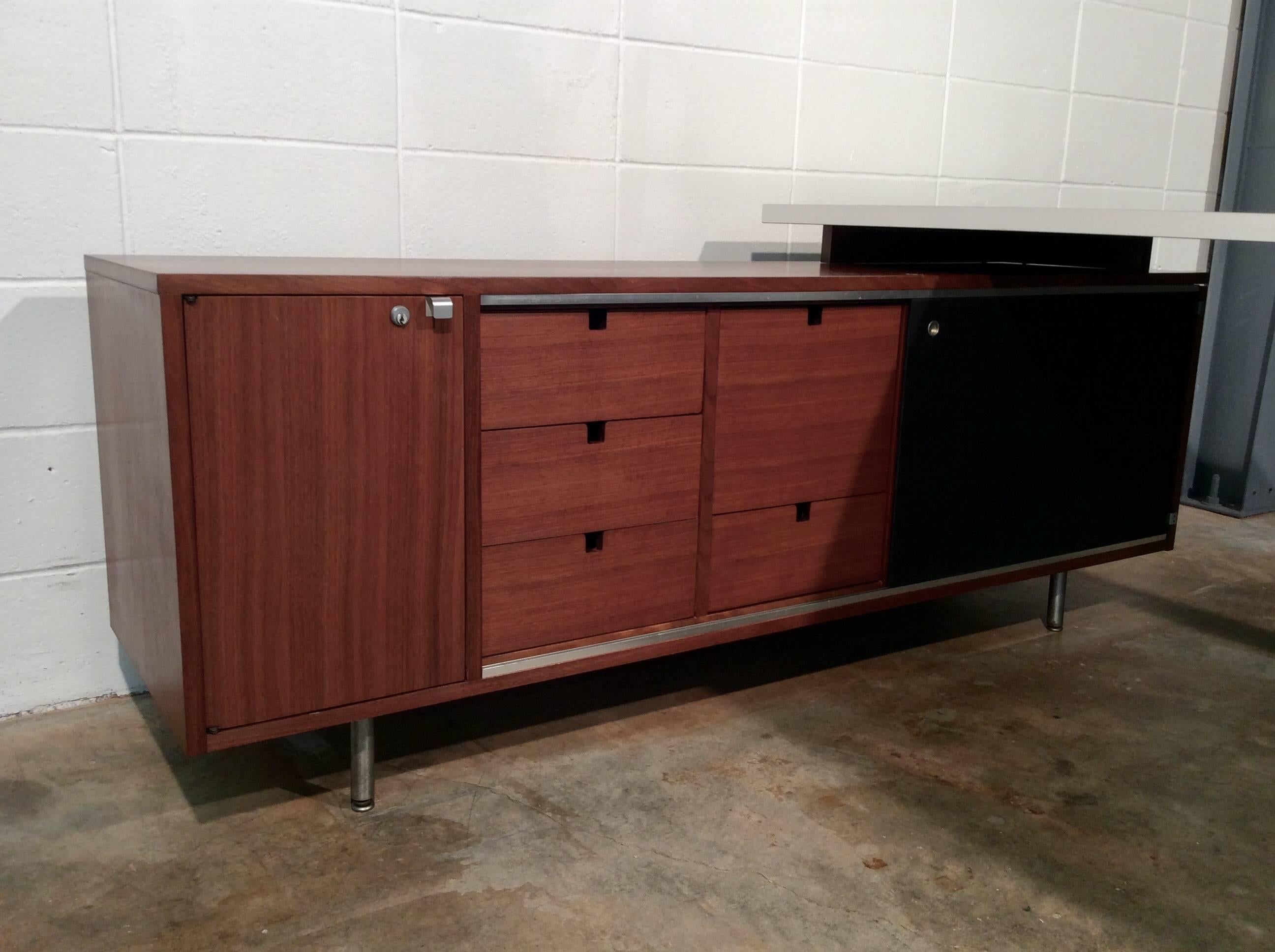Mid-20th Century Restored Mid-Century Modern Executive Desk by George Nelson for Herman Miller