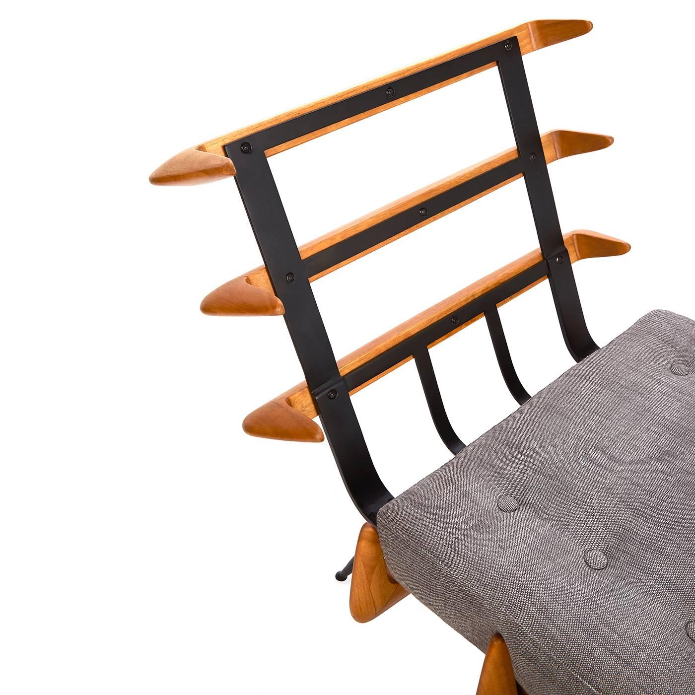 Linen St. Germain Lounge Chair