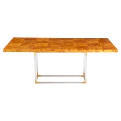 Mesa de comedor de madera torneada Bond