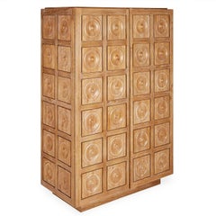 Antwerp Brutalist Limed Cabinet 1