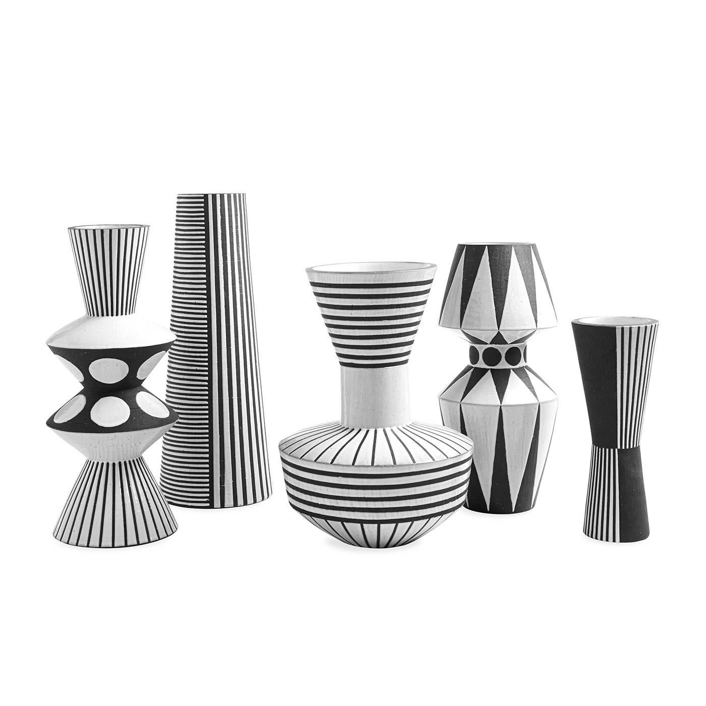 American Palm Springs Urn Stoneware Vase