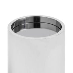 Alphaville Stainless Steel Petite Accent Table