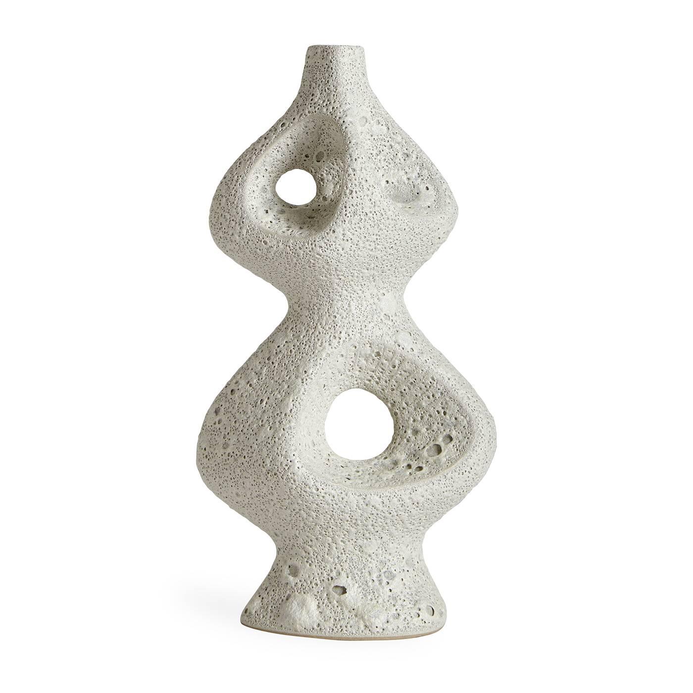 Organic Modern Set of Ronchamp Lava Glaze Vases