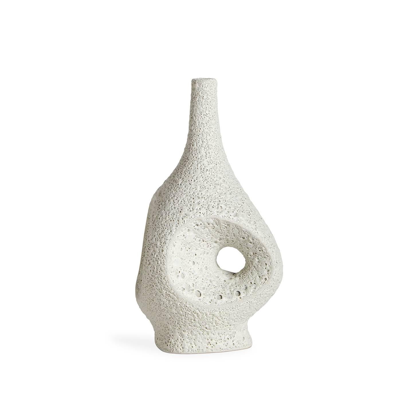 Contemporary Set of Ronchamp Lava Glaze Vases