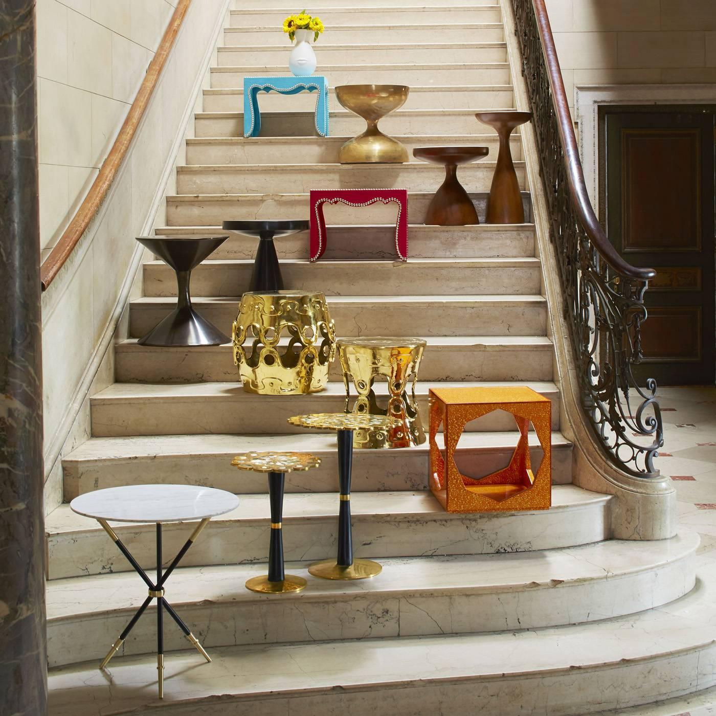 Brass Kismet Table In New Condition In New York, NY