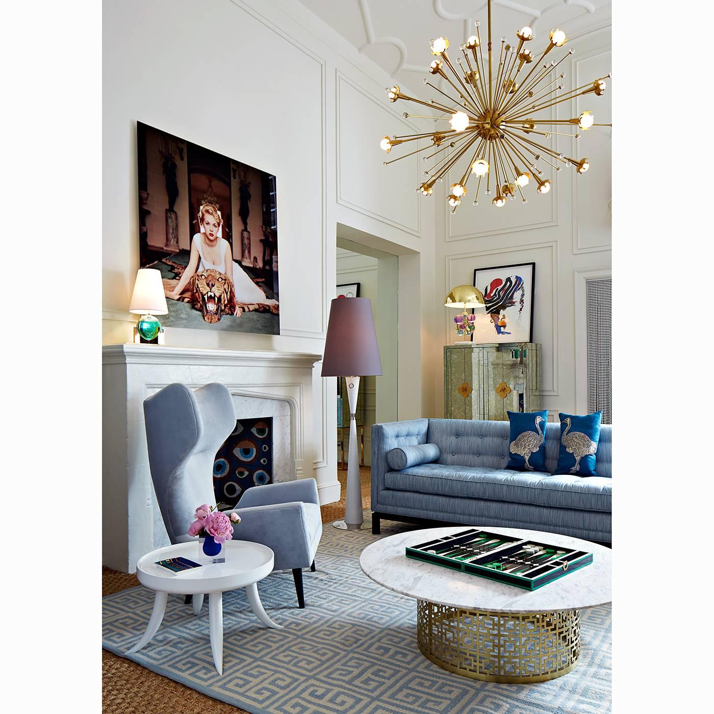 American Globo Lucite Vanity Lamp