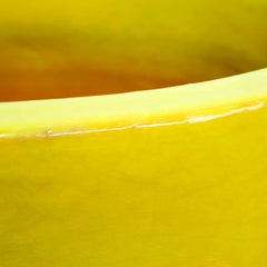 Okura Yellow Stoneware Planter