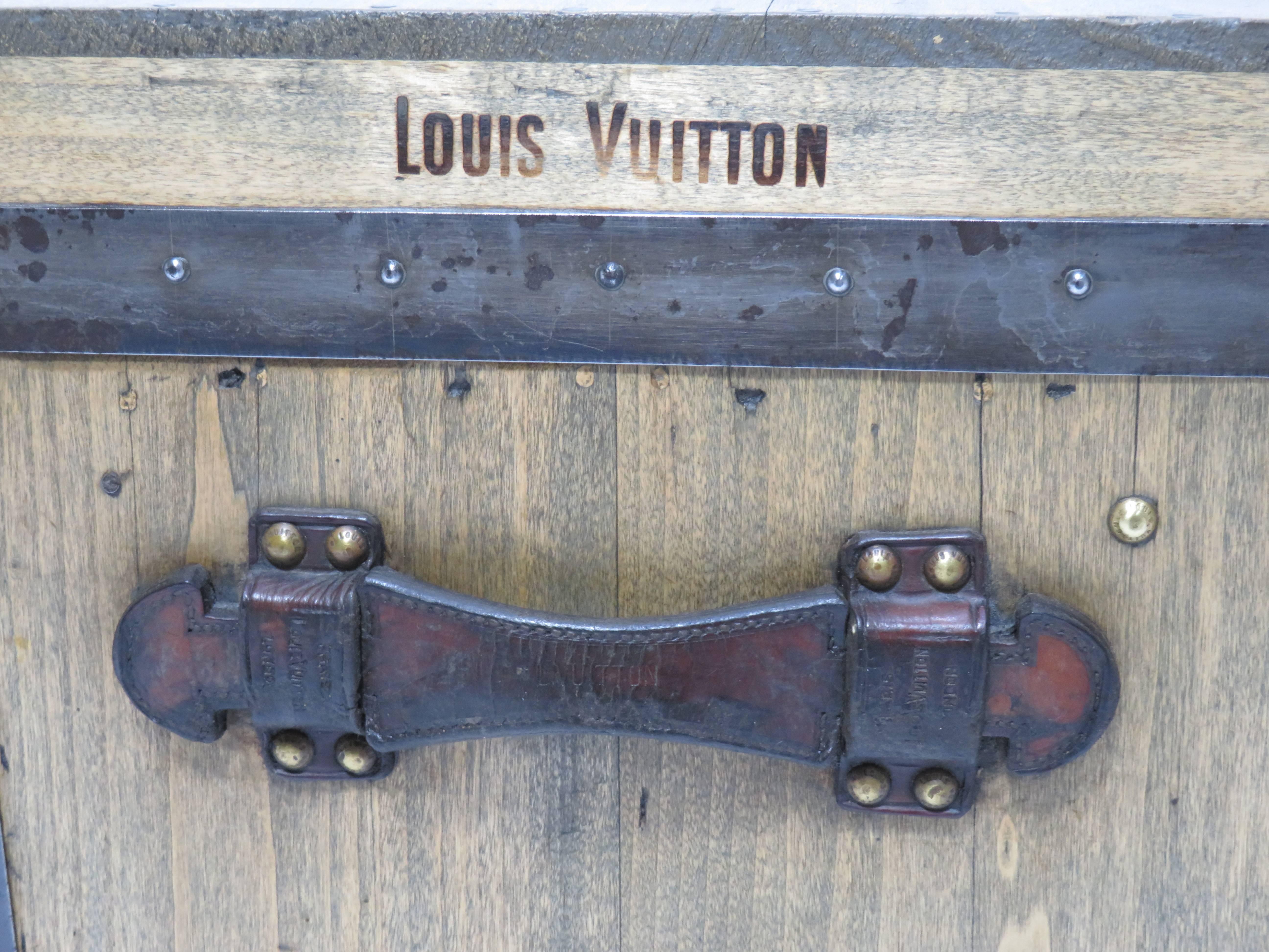1900s Louis Vuitton Wooden Tool Box 1