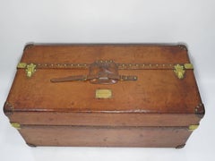 Malle idéale Louis Vuitton des années 1910 en cuir de vachette « Made Ideale »