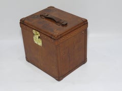 Antique 1912 Louis Vuitton Leather Hatbox