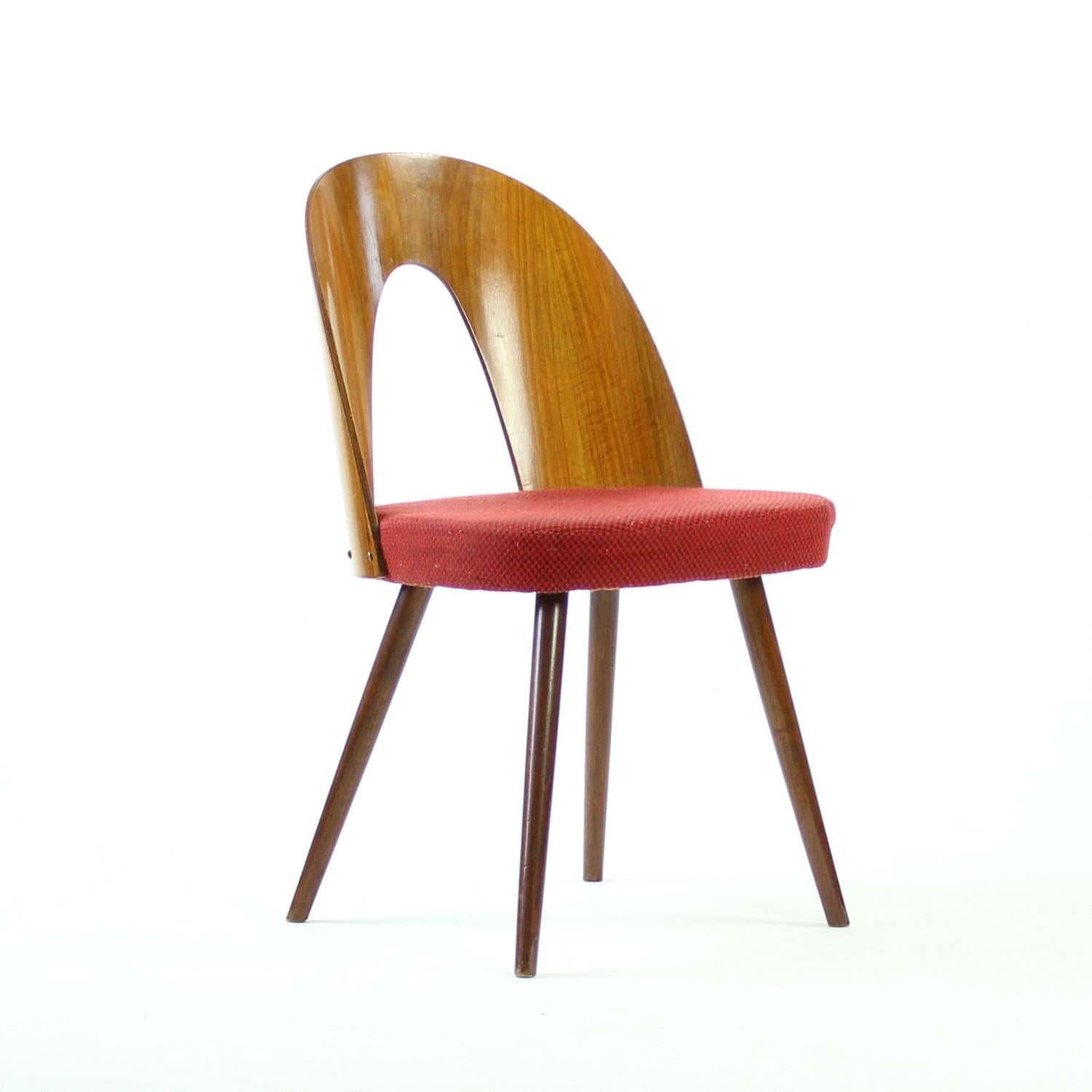 1960s Four Tatra Chairs by Antonin Suman in Original Upholstery, Czechoslovakia 2