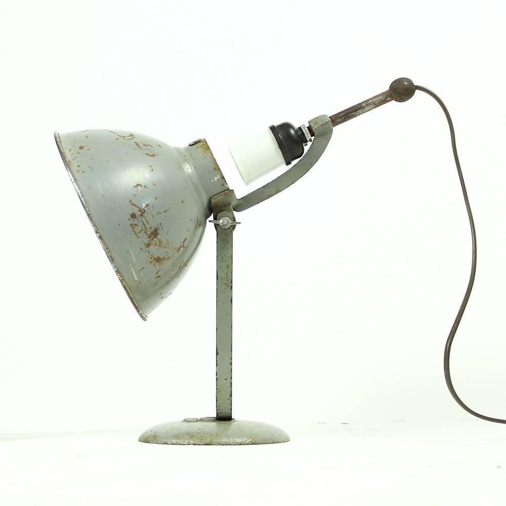 Swiss Industrial Table Lamp by BAG Turgi, Switzerland, 1930s