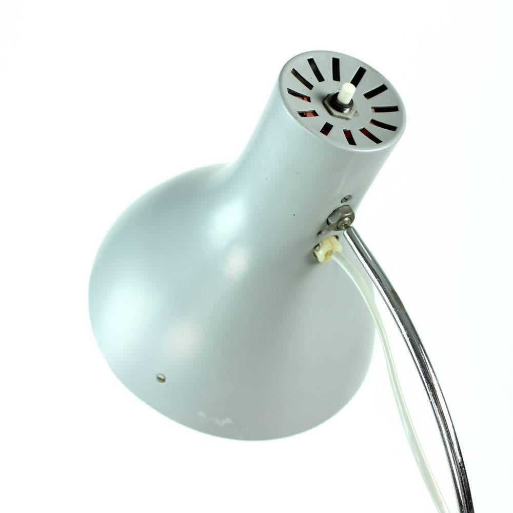 Gray Floor Lamp by Josef Hurka for Napako, circa 1960 In Good Condition For Sale In Zohor, SK