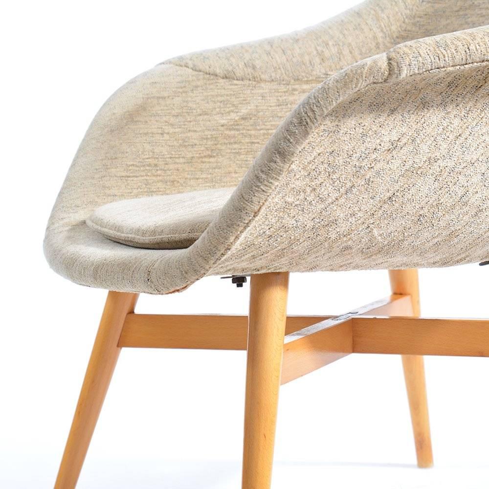 Mid-Century Modern Frantisek Jirak Shell Chairs, 1960s For Sale