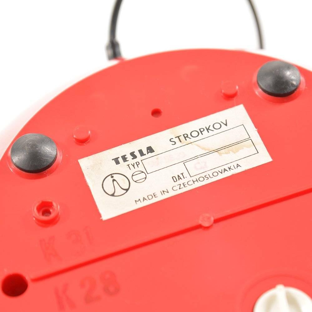 Czech Rare Red Tesla Phone, 1982