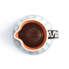 Handmade Ceramic Jug, Pozdisovce Ceramics Slovakia, circa 1950