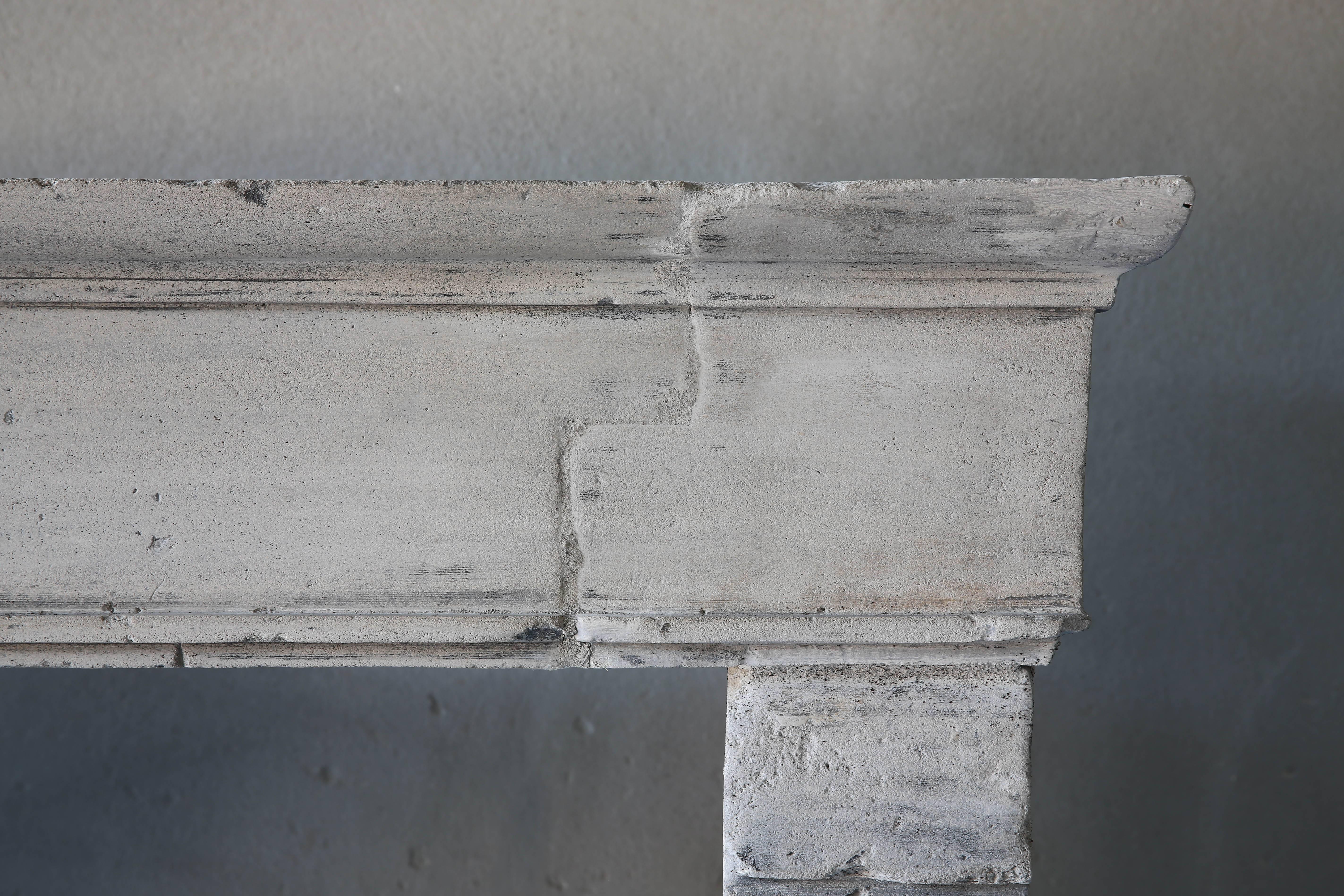 Campaign New Arrival, Antique Fireplace of French Limestone from the 19th Century, 903