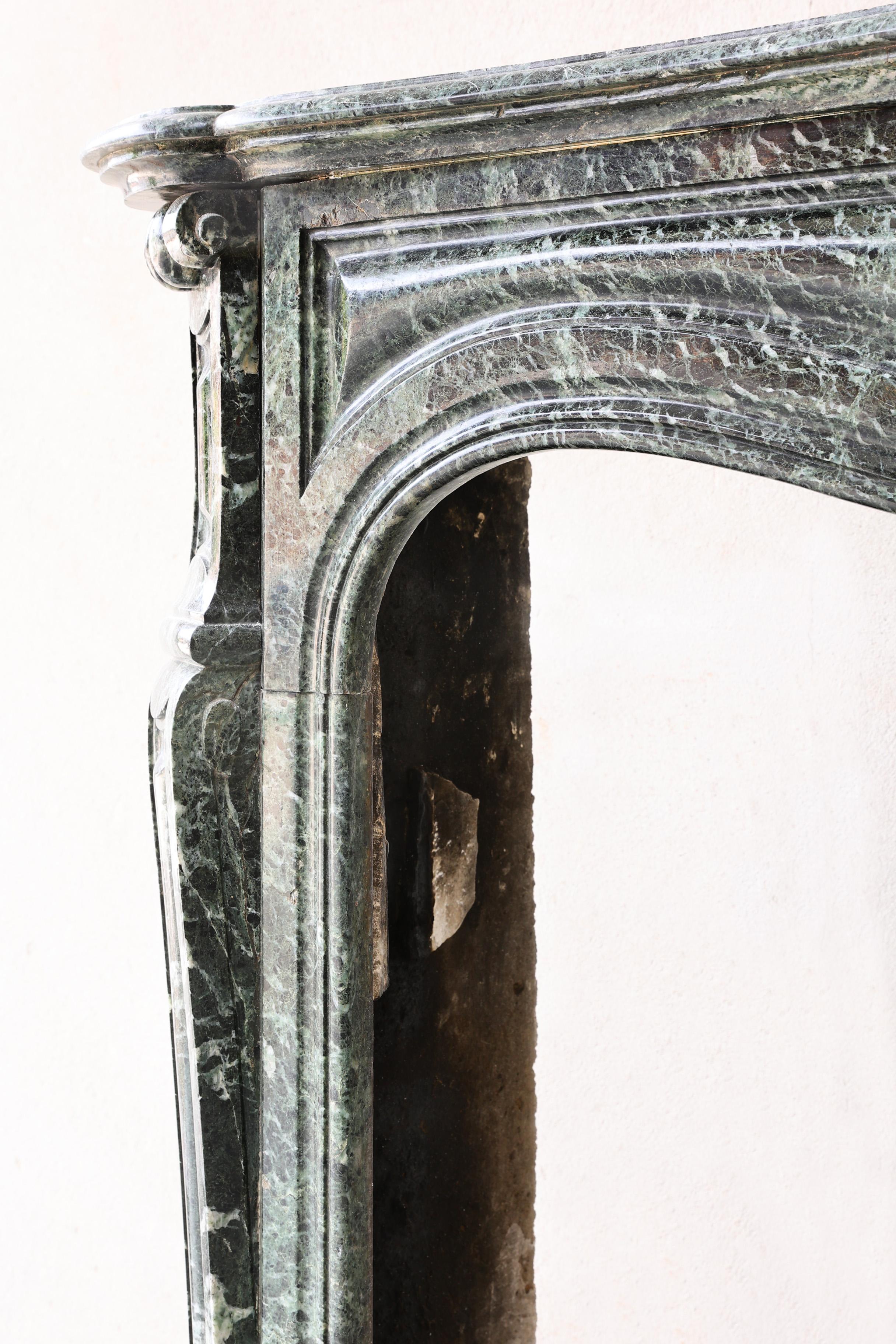 Antique marble fireplace For Sale 4