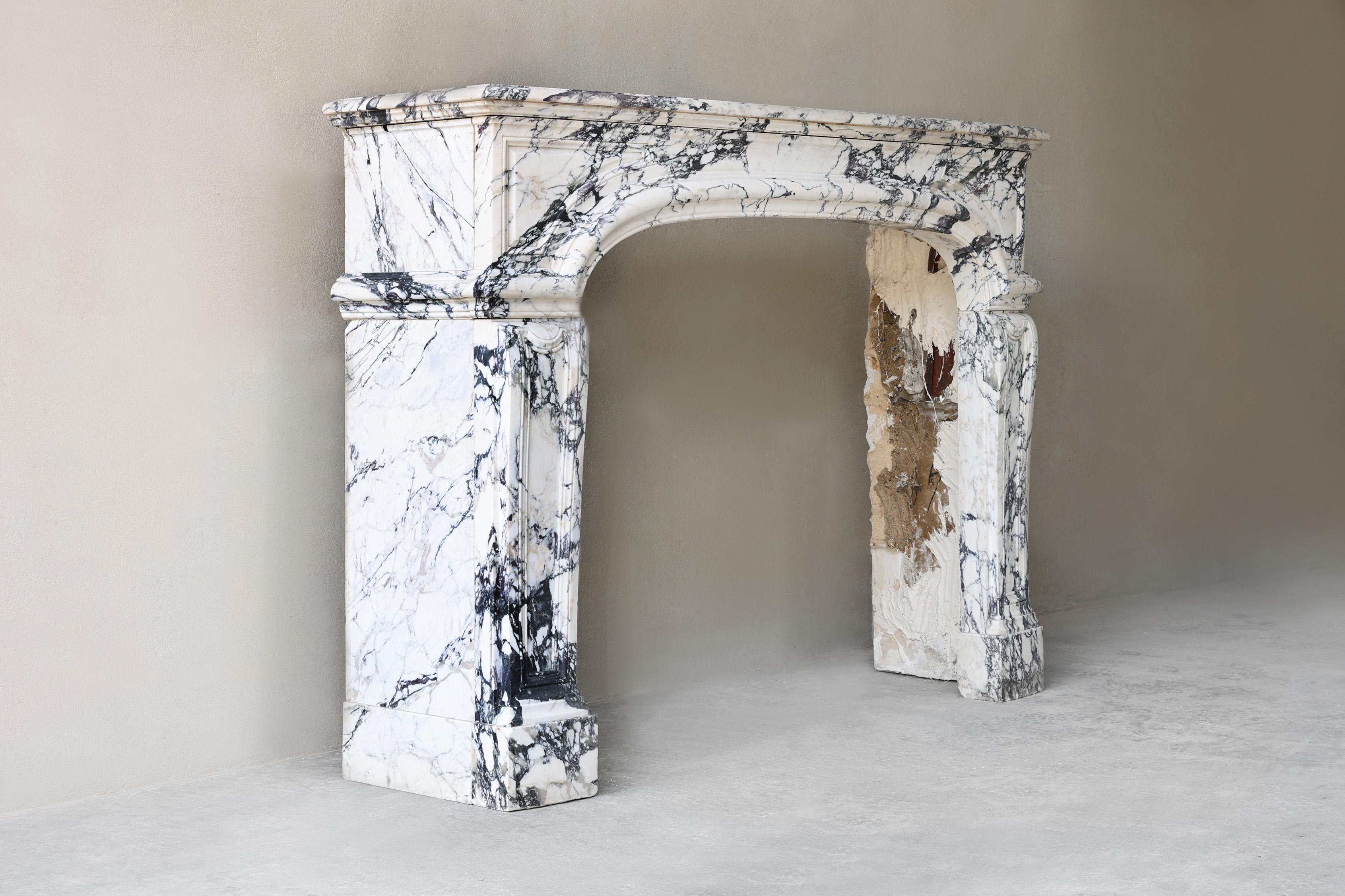 Antique Paonazzo Marble Chimneypiece for Sale

<p>There is something undeniably captivating about an original antique fireplace mantel, especially one crafted from a rare and beautiful marble. This particular chimneypiece is a one-of-a-kind