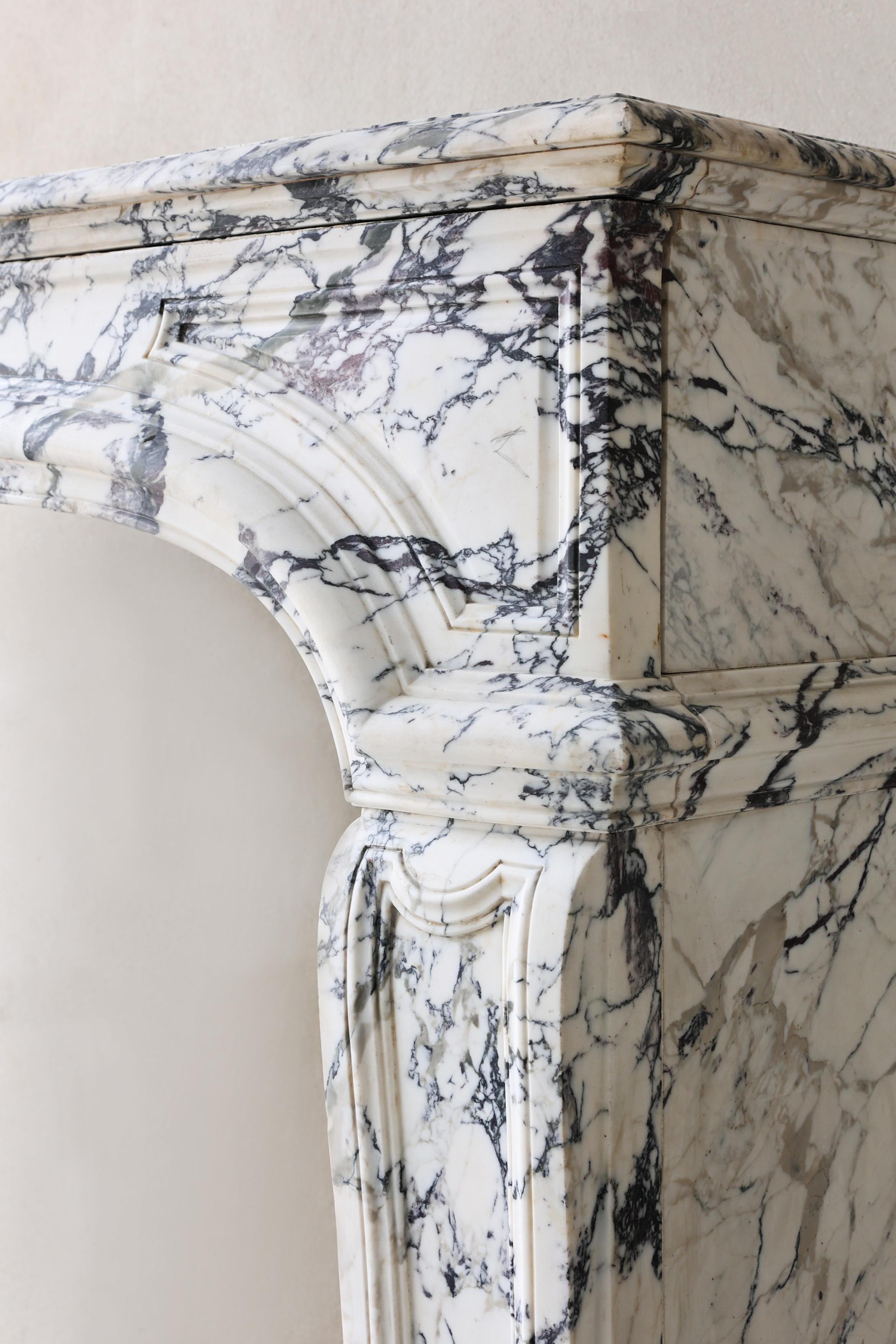 Marble Antique Mantel For Sale